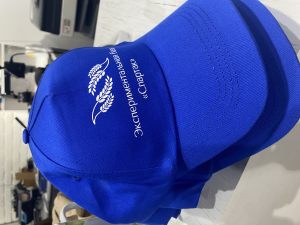 кепка синяя